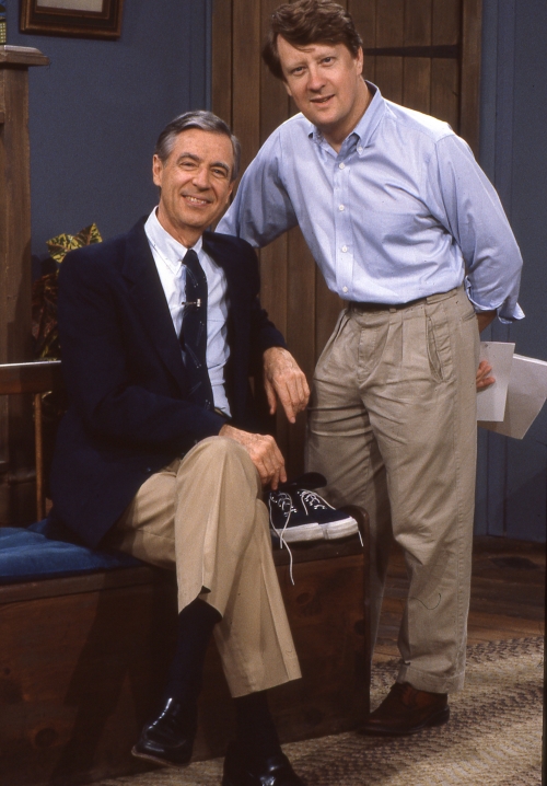 Fred Rogers with Sam Newbury